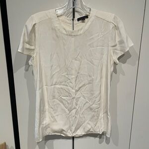 Rachel Zoe Silk Cream Women's Top